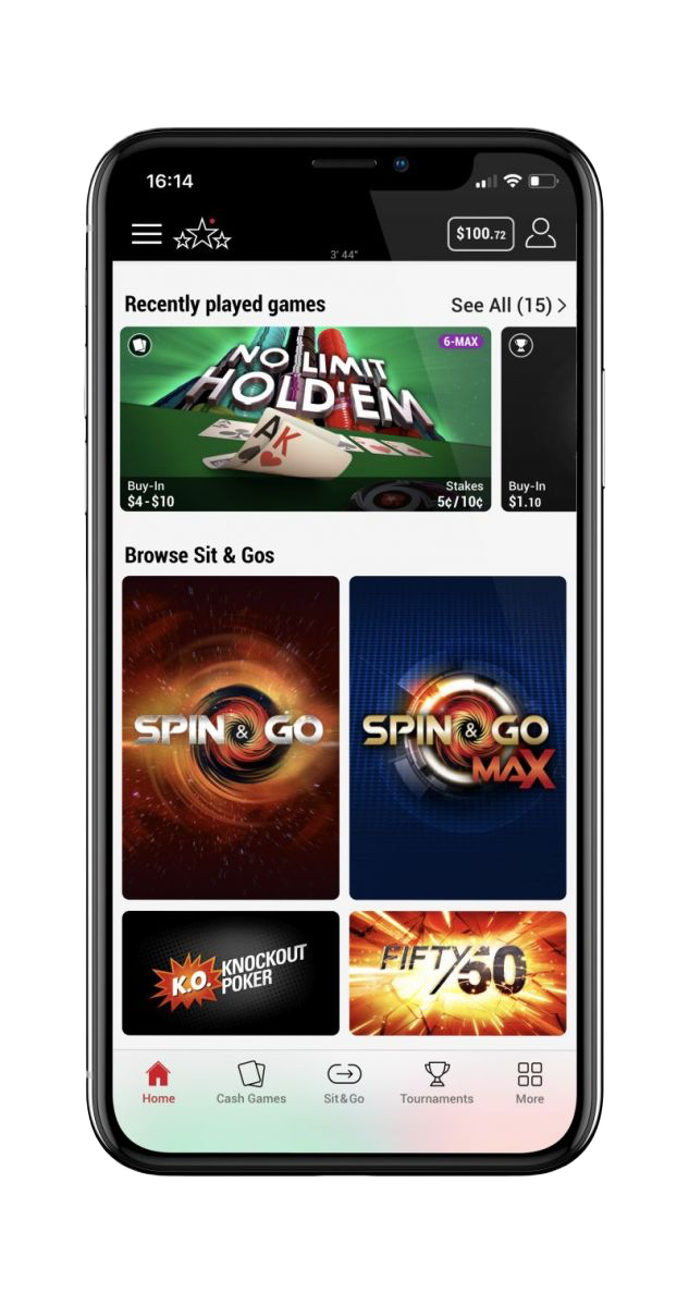 PokerStars 扑克之星移动客户端应用界面预览 - Android iOS 下载